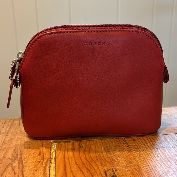Vintage coach Legacy small Zip Coin Purse Cosmetic Case - Picture 5 of 12